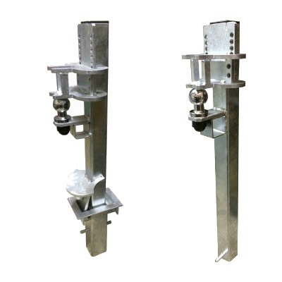 Crookstoppers removable and fixed caravan or trailer security posts.