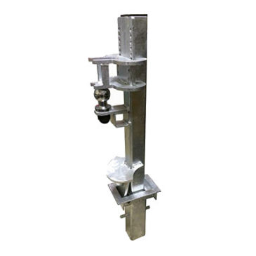 Crookstoppers removable caravan or trailer security post.