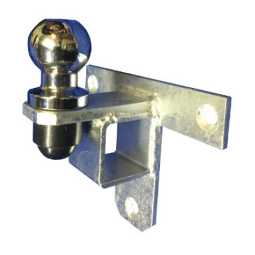 Crookstoppers wall mounted hitch ock security post.