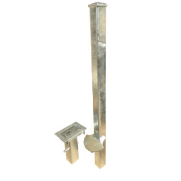 Crookstoppers removable driveway or premises security post.
